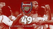 Arsenal 49 The Complete Unbeaten Record | Apple tv, Poster making, Records