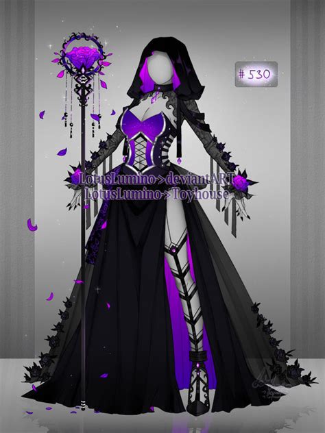 Outfit Design Adopt 530 Closed By Lotuslumino On Deviantart