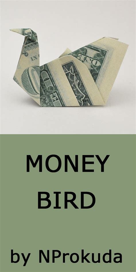 Easy Money Bird Swan Or Duck Simple Dollar Origami Tutorial Diy