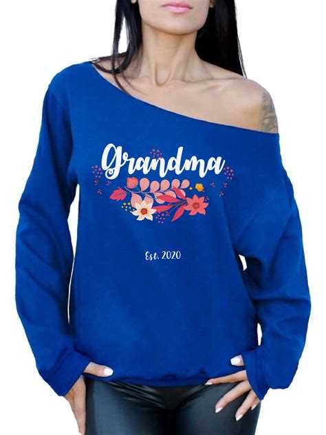 Awkward Styles Grandma 2020 Off The Shoulder Sweatshirt For Women