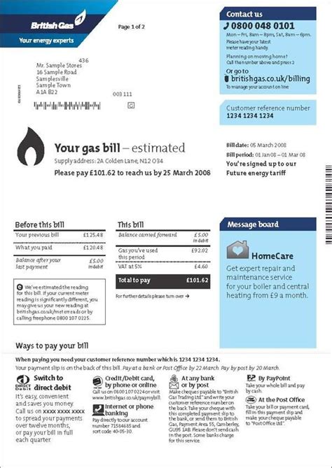 British Gas Customer Bills And Statements By Lucy Hamlet