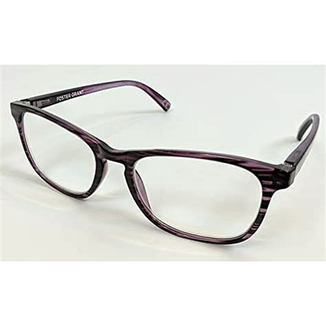 Magnivision Foster Grant Purple Patterned Elana Womens Reading Glasses 150