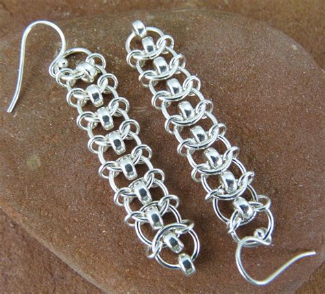 Centipede Chainmaille Earring Kit With Tutorial Etsy