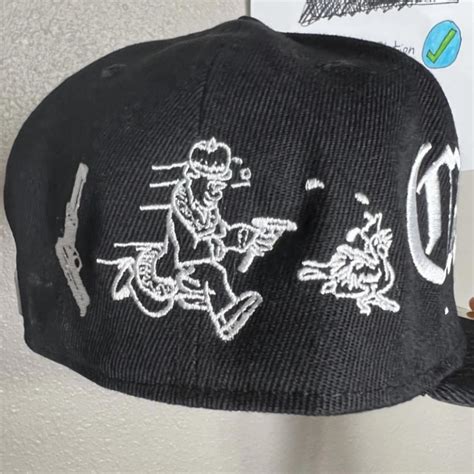 Vlone Mens Black Hat Depop