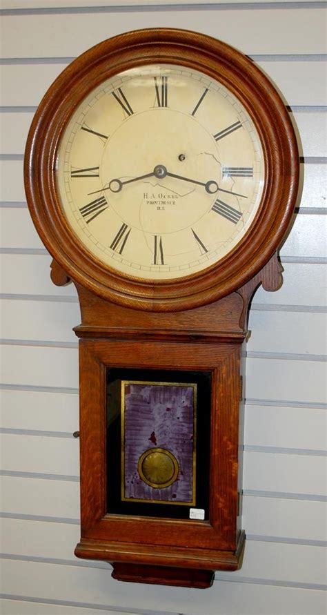 Antique Boston Clock Co Wall Clock May 15 2021 Tom Harris Auctions In Ia