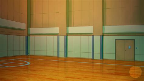 Bcm Gym By Auro Cyanide Haikyu Background Gym Anime Background