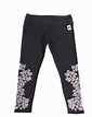 Marika Leggings - Womens Leggings Heather Plus Curved Floral-Print 1X ...