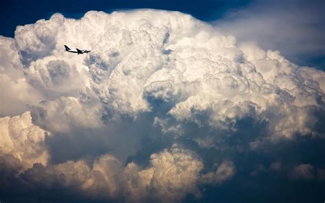 Clouds Sky Aircraft Nature Wallpapers Hd Desktop And Mobile