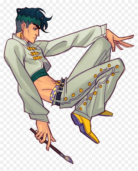 Jjba Rohan Outfits Hd Png Download 820x10216814606 Pngfind