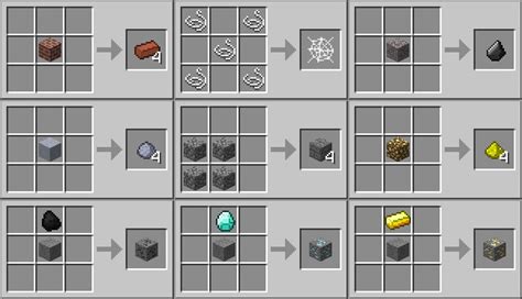 Learn how to craft bricks in minecraft by utilizing different stones like sandstone, diorite, and granite (each crafting stone bricks (and different recipes). 1.2.4 Craftable Stuff V 1.0.1 Minecraft Mod