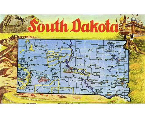 Maps Of South Dakota Collection Of Maps Of South Dakota State Usa