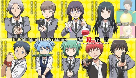Assassination Classroom Characters Names Romclas