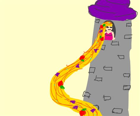 Lovely Rapunzel Drawception