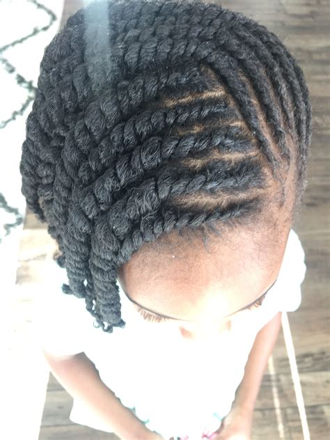 Flat Twist X Two Strand Twists On My 4 Year Old Toddlerhairstyles