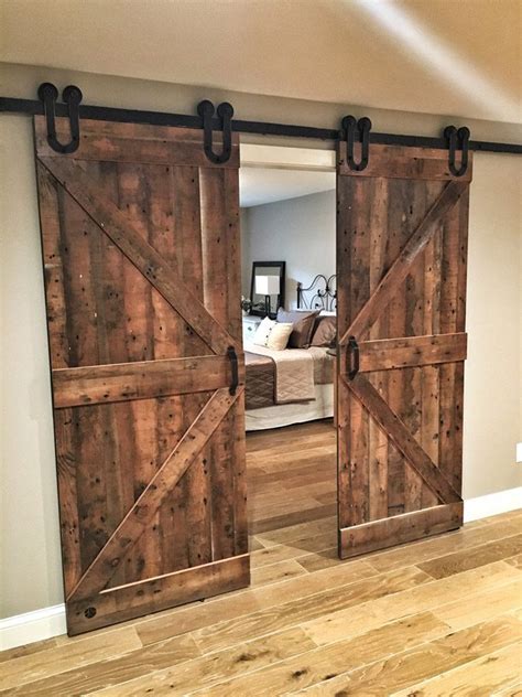 The towel bar will be attached to the door very. The Sliding Barn Door (Video) | Industrial engineering