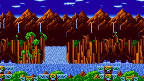 Sonic Mania Green Hill Zone Background Gif Mania Madness Ep