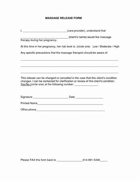 Template For Medical Release Form Beautiful Medical Release Form