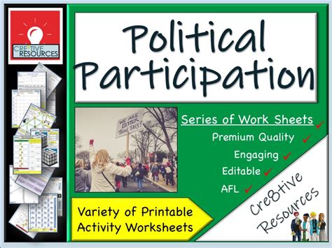 Political Participation In Politics Teaching Resources