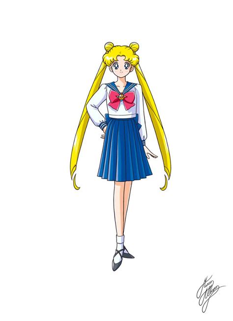 90s Redraw Of Mangacrystal Usagiserena Tsukino Sailor Moon Stars