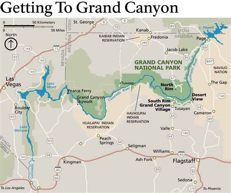 Grand Canyon National Park Entry Fee Ticket Prices Location Map Az