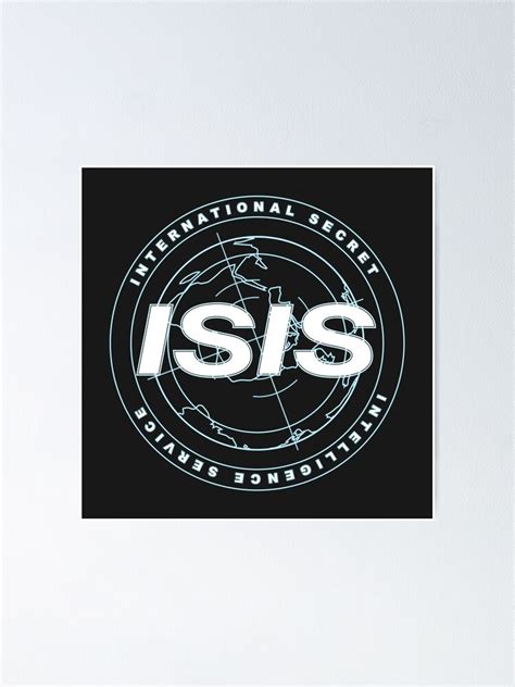 Archer Isis Logo Poster For Sale By Wolfmerchandise Redbubble