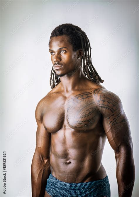 African American Bodybuilder Man Naked Muscular Torso Stock Photos My Xxx Hot Girl