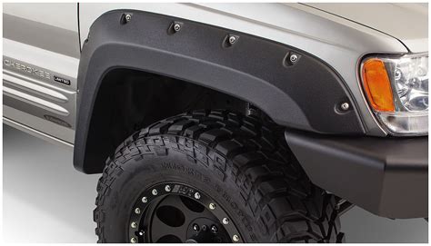 Bushwacker 10926 07 Cut Out Fender Flares For 99 04 Jeep Grand Cherokee