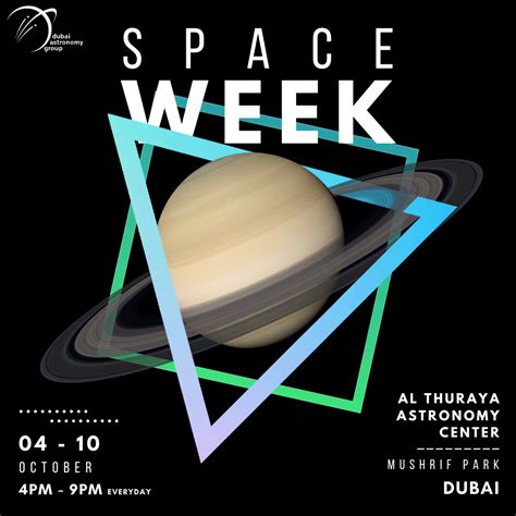 Space Week Poster Dubai Astronomy Group