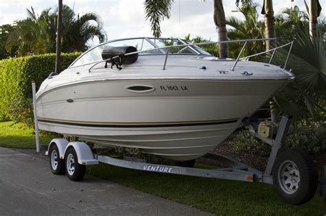Everything on boat works except for alcohol stove and hot water tank. Sea Ray 225 Weekender - 24 Ft 2002 for sale for $20,450 ...