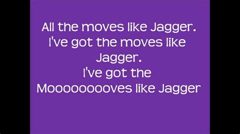 Christina talks more clearly about what is really happening, i think because as the feminine side she is supposed to: Maroon 5- Moves Like Jagger Lyrics-feat Christina Aguilera ...