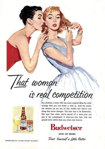 This 1956 Ad Hopes To Convince Housewives That Budweiser Will Help