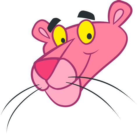 The Pink Panther Black Panther Cartoon Pink Panther Head Png Full