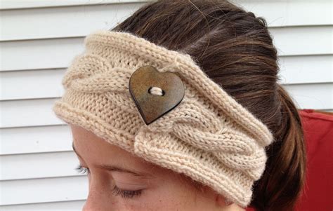 Knit Headband Patterns With Button A Knitting Blog