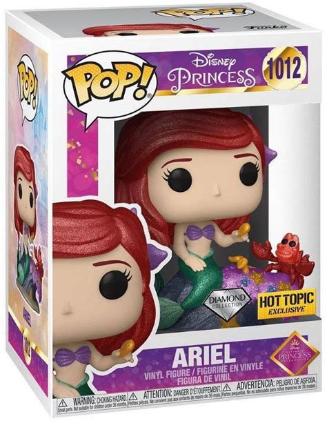 Funko Pop Disney Ultimate Princess Diamond Collection Ariel Hot Topic