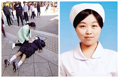 Chinese Nurses First Aid To Japanese Student Goes Viral Cn