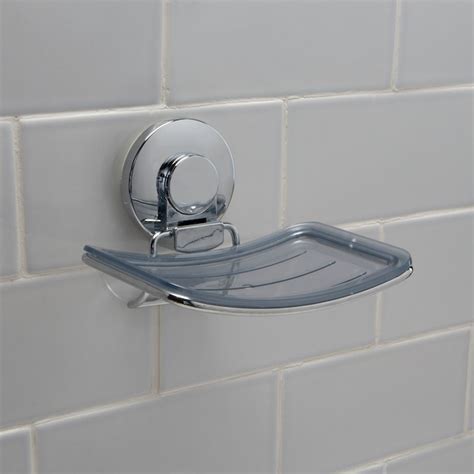 Bath Bliss Chrome Plastic Soap Dish In The Soap Dishes Department At