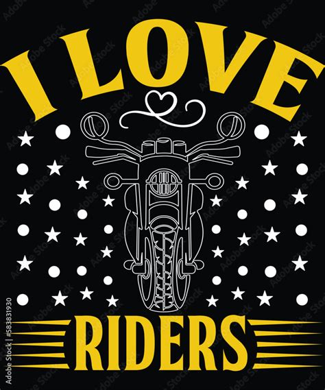 I Love Riders Motorcycle Svg Two Wheels Svg Funny Motor Bike Saying