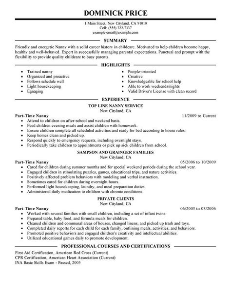 Part Time Job Resume Of Student In Canada Perfect Resume Format Best