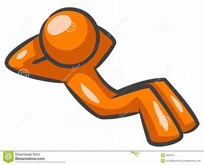 Relaxing Clipart Orange Sit Ups Relaxed Doing