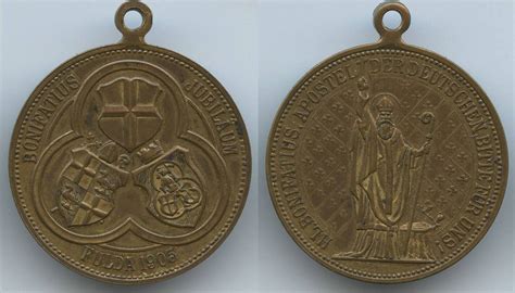 Deutschland Bundesrepublik Fulda Medaille G Bonifatius