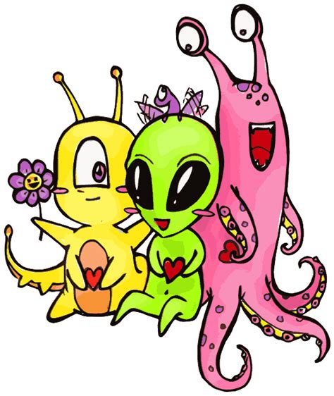 Cute Aliens Clipart Best