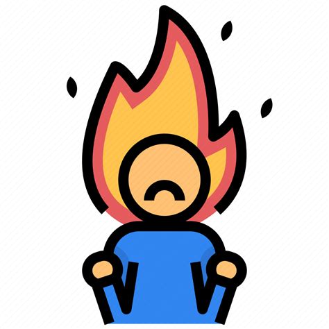Hothead Angry Irritable Fire Moody Fight Icon Download On Iconfinder