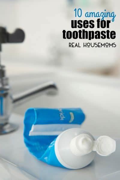 10 Amazing Uses For Toothpaste ⋆ Real Housemoms