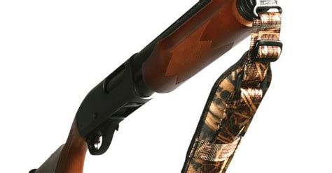 Padded No Drill Shotgun Sling For Remington 1100 Camo Or Black