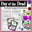 Day of the Dead Reading Passages & Vocabulary 4th - 8th Grade by REDHEAD ED