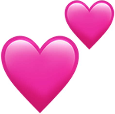 Coeur Transparent Emoji Heart Emoji Iphone Emojiip Pink Sticker Png