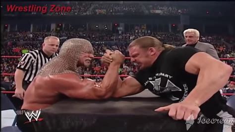 Triple H Vs Scott Steiner Arm Wrestling Match Wwe Raw 2002 Full Segment Youtube