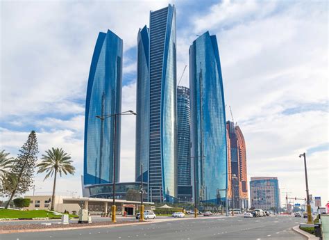 Etihad Towers An Amazing Looking Complex Of 5 Buildings In Abu Dhabi