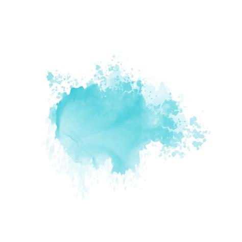 Premium Vector Abstract Mint Blue Watercolor Water Splash