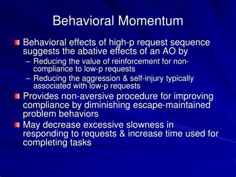 Ppt Antecedent Based Interventions And Behavior Change